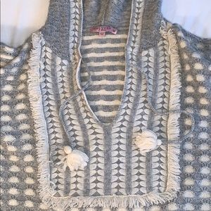 Calypso cashmere hooded sweater